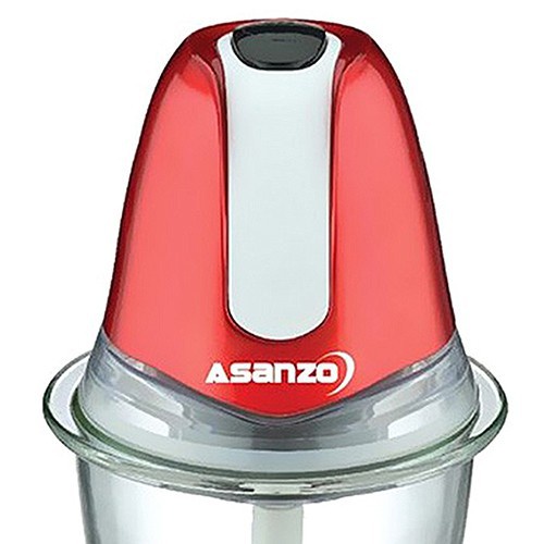 Máy xay thịt thủy tinh 02 lưỡi dao kép Asanzo AMG-15A 600W  - Hàng Chính Hãng Bảo Hành 12 Tháng