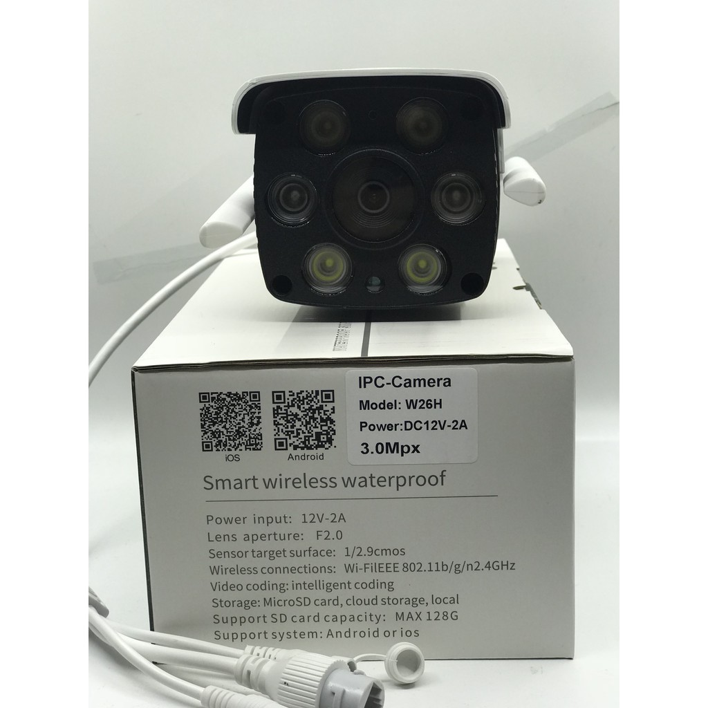 Camera IP YooSee ngoài trời W26H - Ultra HD Siêu nét 3.0Mpx | BigBuy360 - bigbuy360.vn