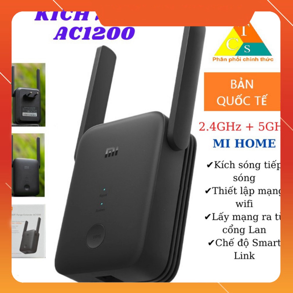 Kích sóng wifi Xiaomi AC1200 Mi wifi range extender Bộ kích wifi Xiaomi Quốc tế | BigBuy360 - bigbuy360.vn