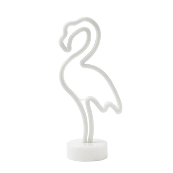 Đèn Neon ARTBOX Hàn Quốc Màu Tím Hình Chim Hồng Hạc