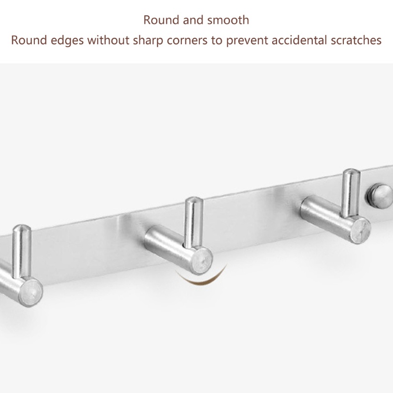 Set 3 # 4 # 5 # 6 # 7 Móc Inox Treo Áo Khoác Chịu Được Sức Nặng