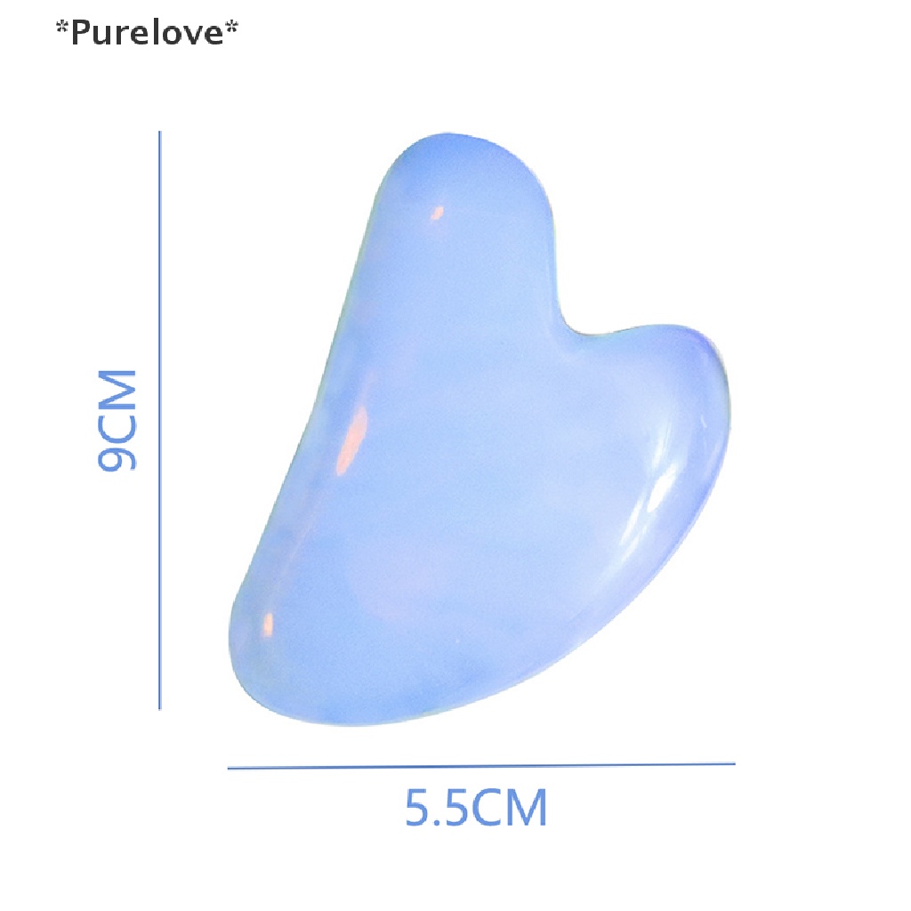 Dụng Cụ Mát Xa Guasha Bằng Đá Opal Tự Nhiên Chất Lượng Cao