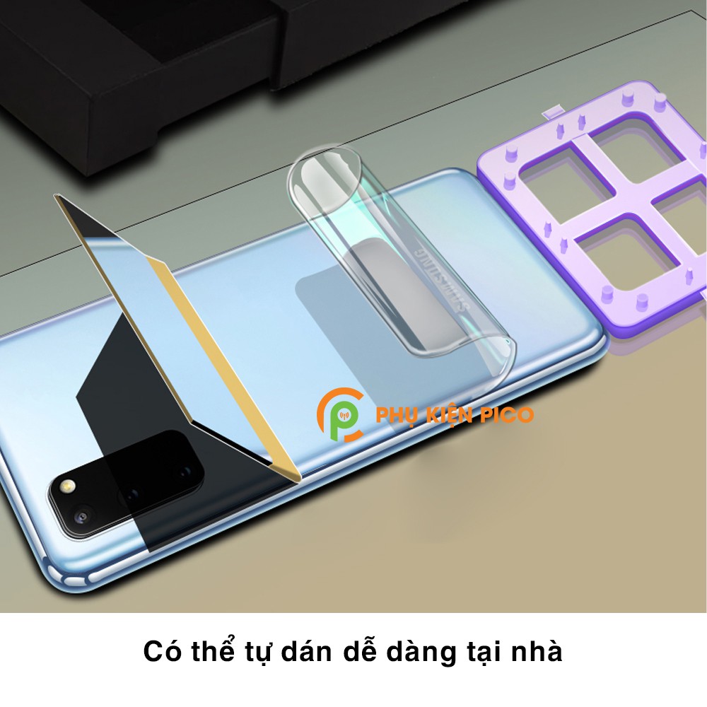 Dán lưng Samsung S20 Plus full mặt lưng dẻo trong suốt PPF tự phục hồi vết xước - Dán lưng Samsung Galaxy S20 Plus