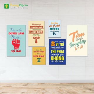 Tranh Laminate - Combo Tranh Treo Tường Văn Phòng, Slogan Tạo Động Lực 13
