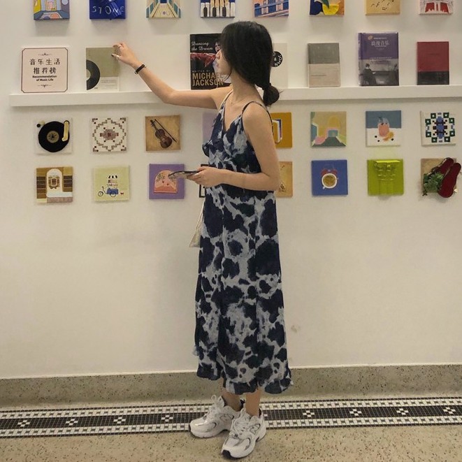 Đầm Maxi Dáng Rộng Kiểu Retro Thời Trang Mùa Hè Cho Nữ | BigBuy360 - bigbuy360.vn