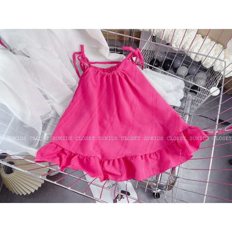 [VÁY BÉ GÁI] Váy maxi xốp Nhật hàng shop cho bé gái