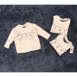 Áo nỉ mèo dư xịn sz 3m-8y