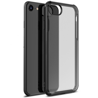 Ốp Điện Thoại TPU + PC Trong Suốt Chống Sốc Cho iPhone SE 2022 8 7 Plus 12 11 Pro Max XS XR SE2 SE3
