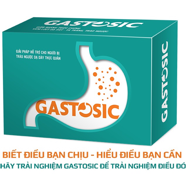 HỘP LỚN 30 VIÊN Gastosic - hỗ trợ trào ngược dạ dày