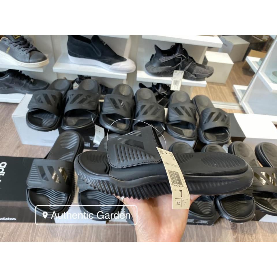 Dép Adidas Alphabounce Slide - Màu black chính hãng adidas size 46