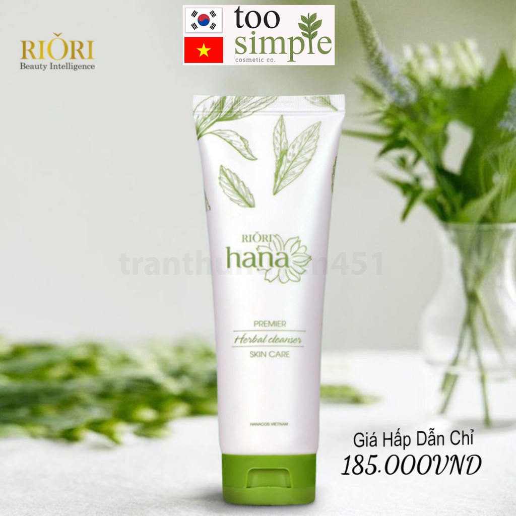 Sữa Rửa Mặt RIORI Herbal Cleanser – 120g