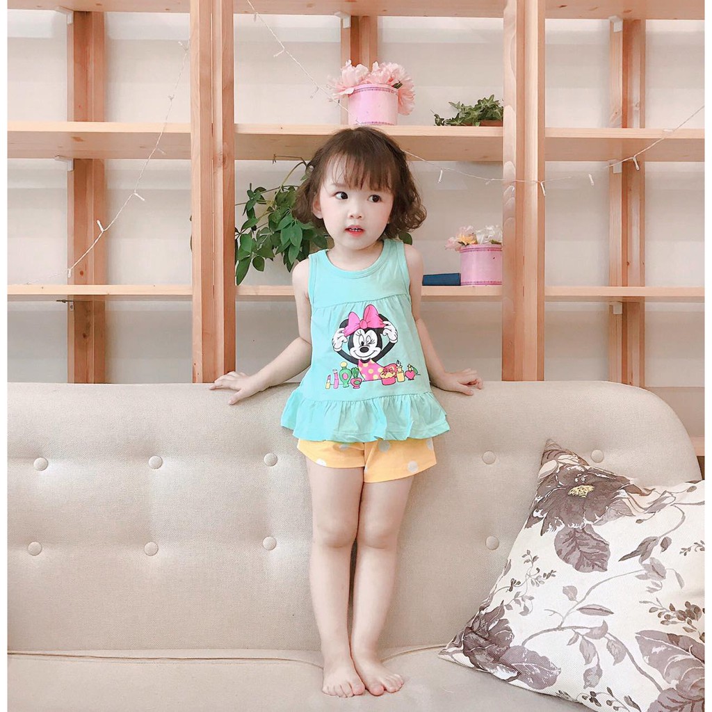 Bộ bèo bé gái siêu kute - màu 1-5 - BBBG