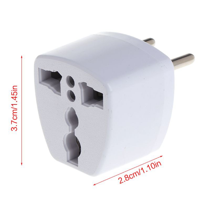 Universal UK AU US to EU EURO Travel Power Plug Socket Adapter Converter 220v