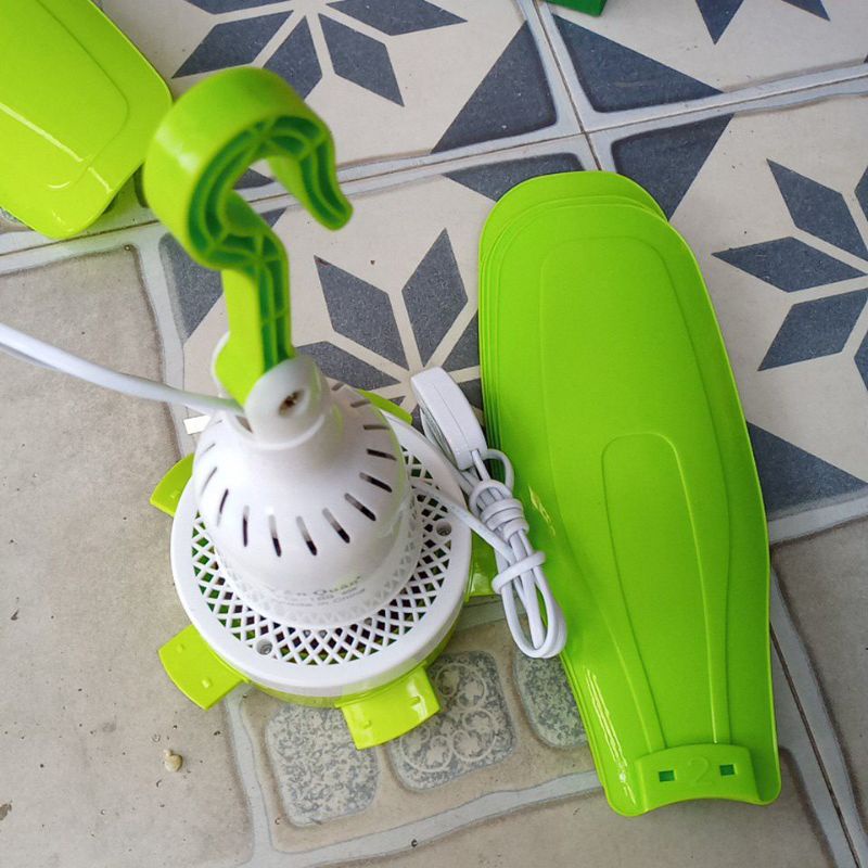 Quạt trần mini 5 cánh có móc-Quạt treo màn 60cm chạy êm ,tiết kiệm điện