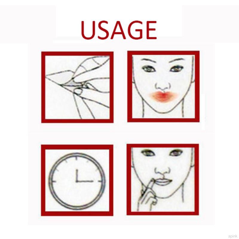 Set 10 Mặt Nạ Môi Collagen Dưỡng Ẩm Làm Sáng Màu Sắc Mịn Màng Chống Khô Môi