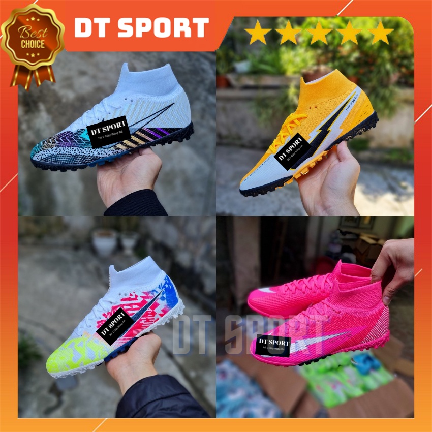 [Khâu Đế Miễn Phí] Giày Đá Bóng Sân Cỏ Nhân Tạo Mercurial Superfly 7 Elite MDS TF Midfielder M1, Giày Đá Banh Nam