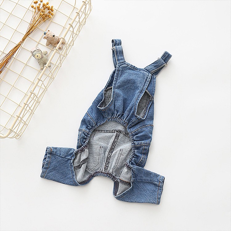 Áo Liền Quần Dành Cho Thú Cưng Denim ( Jean - Màu Xanh)