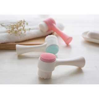 Cọ rửa mặt 2 màu cầm tay siêu sạch - shop8868 ( NGẪU NHIÊN MÀU ) | BigBuy360 - bigbuy360.vn