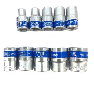 Đầu khẩu lục giác, đầu típ tuýp 1/2 ngắn đủ size