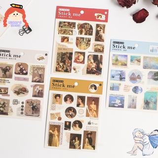 NIKKI 1 Sticker Dán Trang Trí Sổ Lưu Niệm