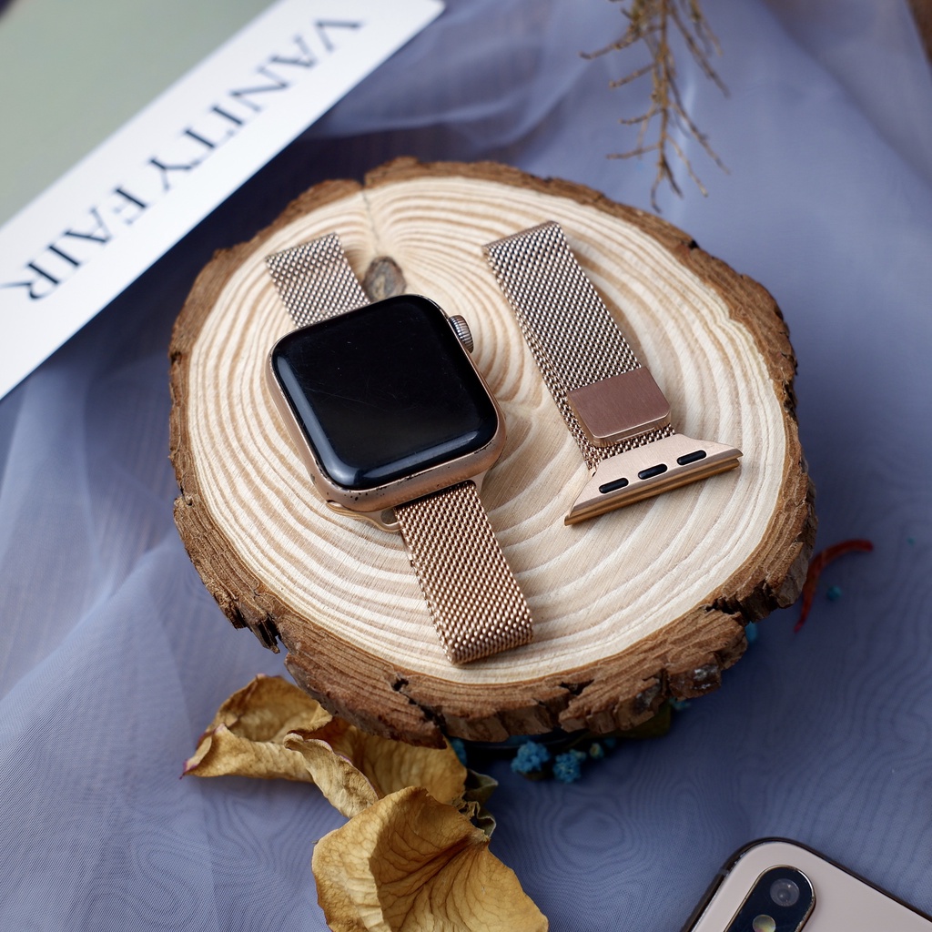 [FULL BOX] Dây MILAN thép thời trang bản nhỏ cho Apple Watch series 7/6/5/4/3/2/1 size 38/40/41mm 42/44/45mm