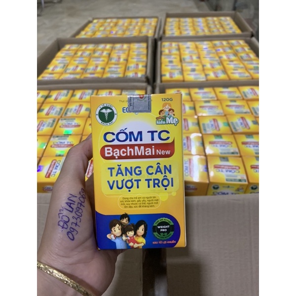 Bộ đôi men- cốm tăng cân bạch mai.