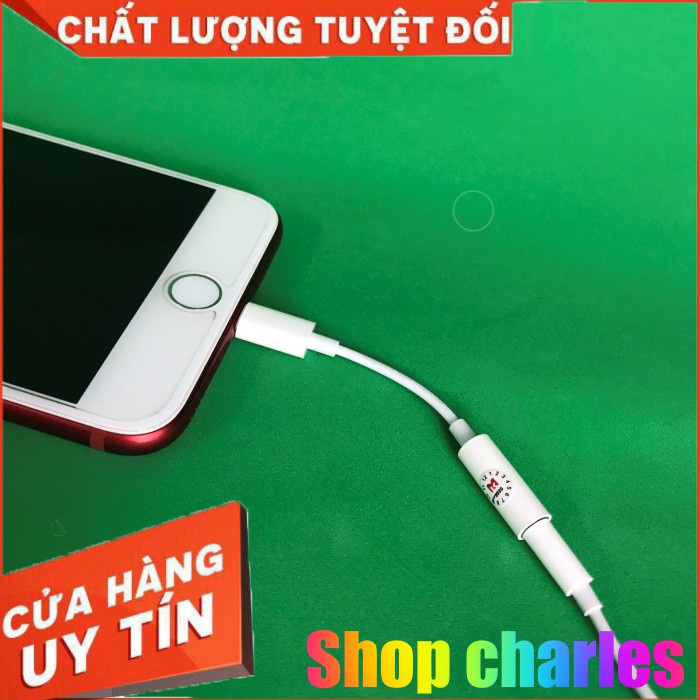 Cáp Chuyển Lighting Ra 3.5mm IPhone Tương Thích Với IPhone 6/6plus, 7/7Plus, 8/8Plus, X, XS, XR, Pro Max - PKDT Charles