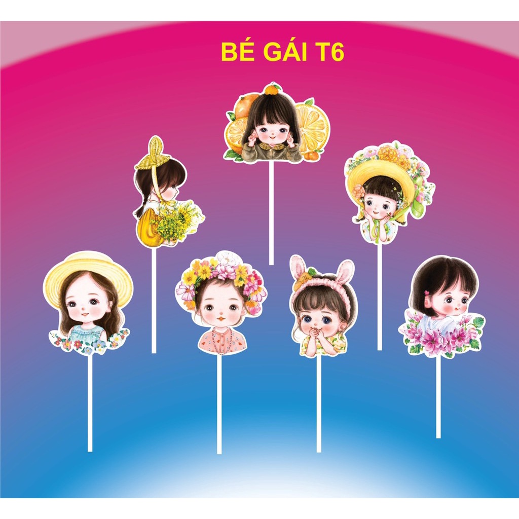 10 set giấy 7 bé gái T6-Q6372