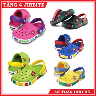 Dép sục lỗ siêu nhẹ LEGO cho bé, hàng xịn (tặng kèm 4 sticker gắn dép)