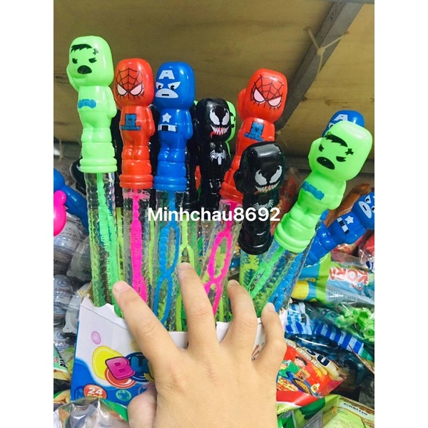 10 cây thổi bong bóng xà phòng cỡ NHỎ