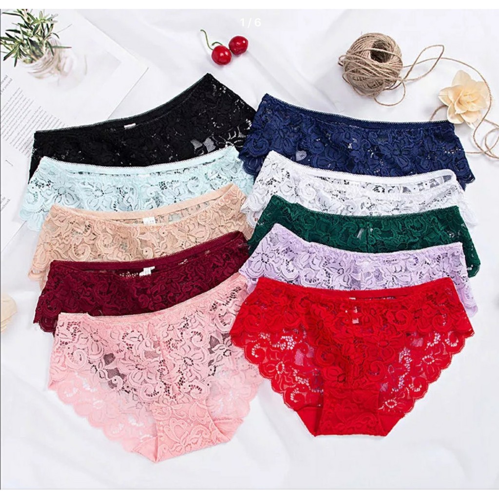 Quần lót nữ Combo 10 chiếc quần ren 153  Lót ren gợi cảm sexy