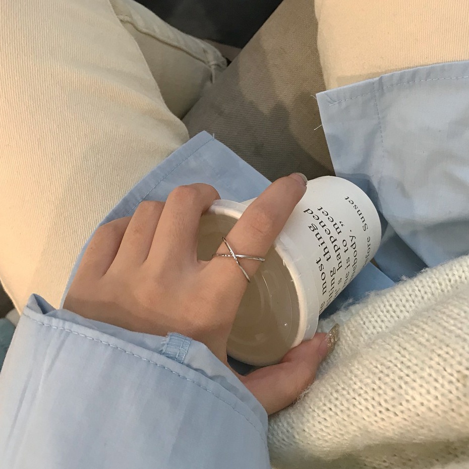 Nhẫn Đeo Tay Kiểu Dáng Đơn Giản Thời Trang Phong Cách Hàn Quốc Cho Nữ