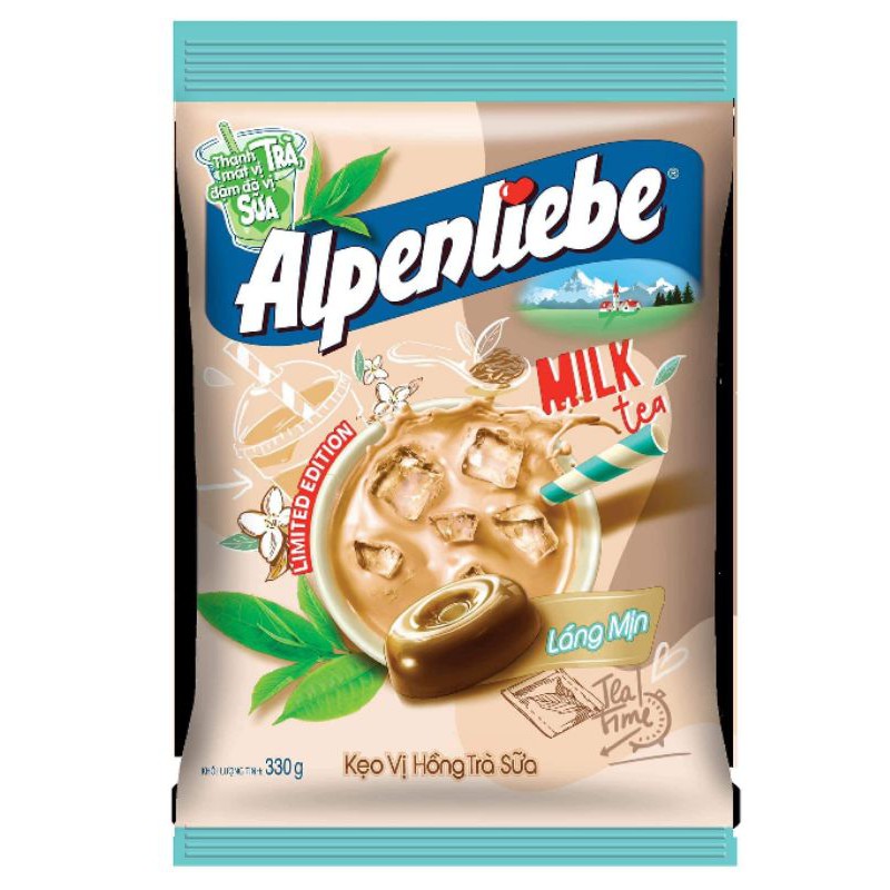 Kẹo Alpenliebe vị hồng trà sữa