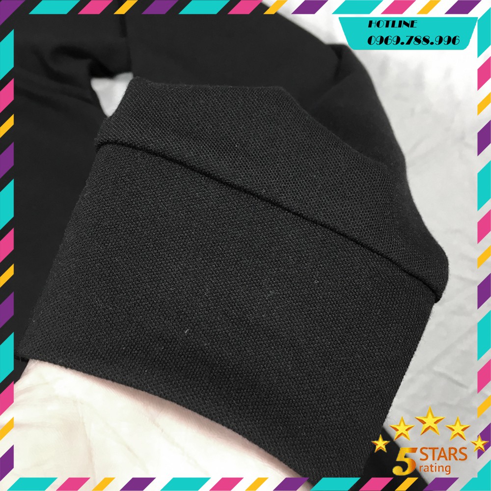 [Giảm giá 50%] - Áo POLO nam vải cá sấu cotton cao cấp, Logo thêu sắc nét, dài tay, cực sang trọng lịch lãm