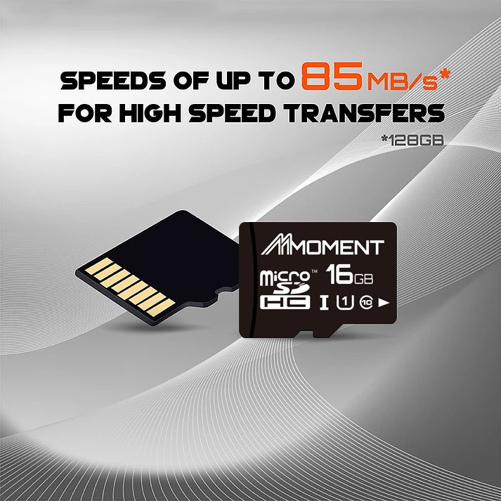 (Chống nước) Thẻ nhớ Micro SDHC U1 Moment 100Mb/s tốc độ cao- Hãng phân phối chính thức