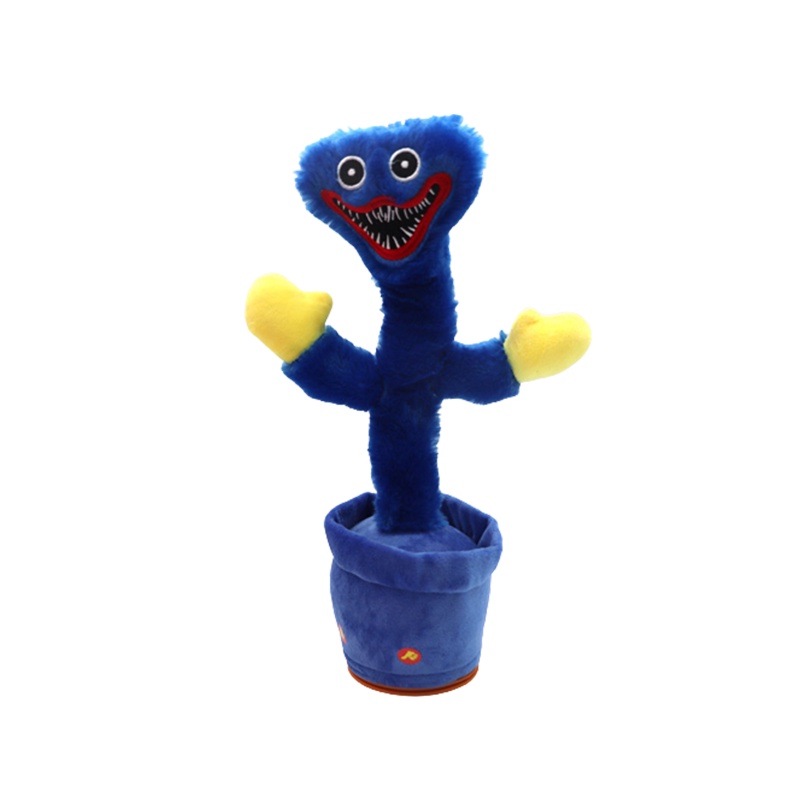 New Poppy Playtime Huggy Wuggy Dancing Speaking Cactus Interactive Dance Plush Toy