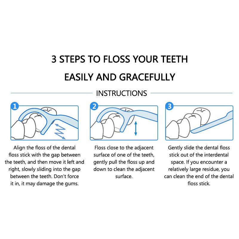 Set 50 / 100 Tăm Chỉ Nha Khoa Chất Lượng Cao