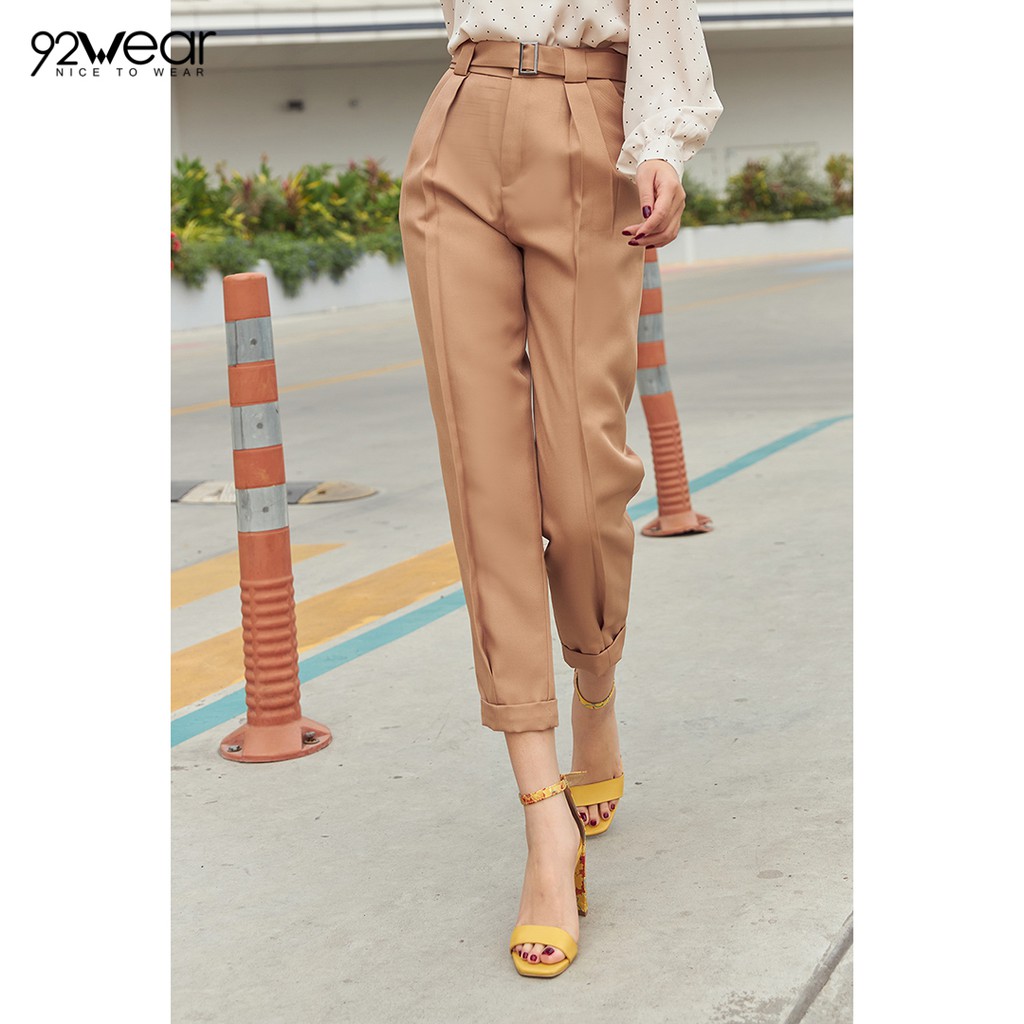 Quần baggy nữ đai rời QAW0673 92WEAR