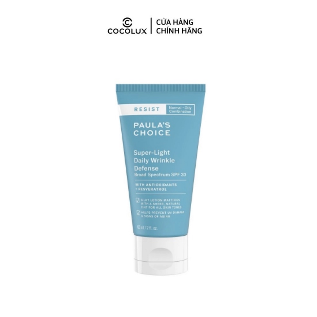 Kem Dưỡng Chống Nắng Paula's Choice 60ml
