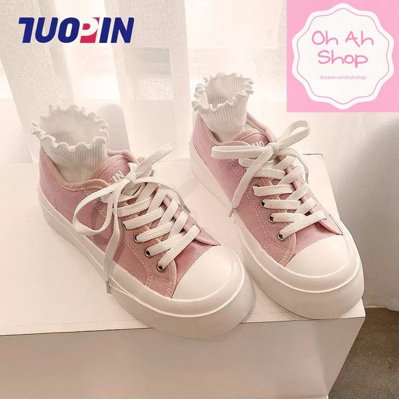 Giày Mũi Tròn Ulzzang Đế Dày 3.5cm Hàng Loại 1 Mẫu Mới 2021 Chất Đẹp