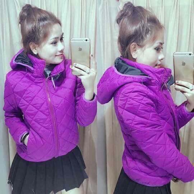 Áo phao trần bông quả trám