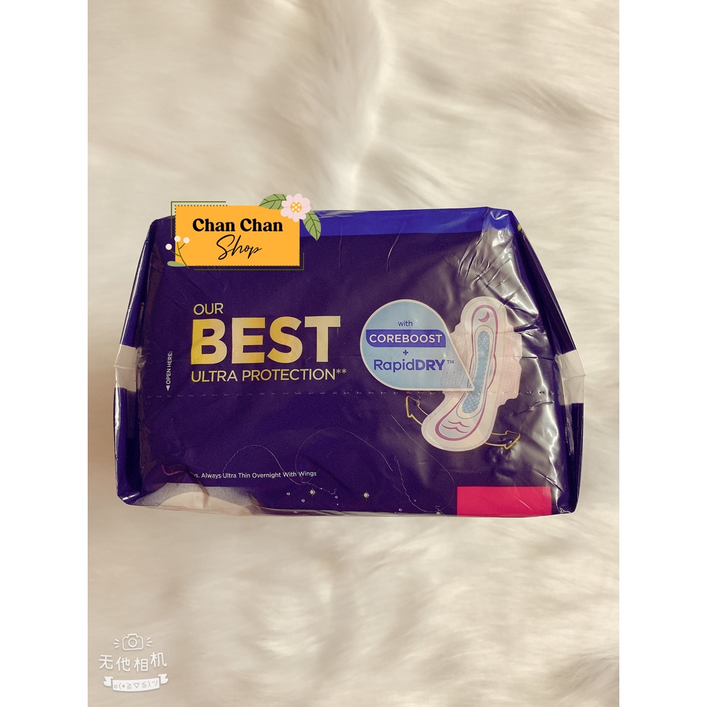 Băng vệ sinh Always Ultra Thin Advance 38miếng ban đêm