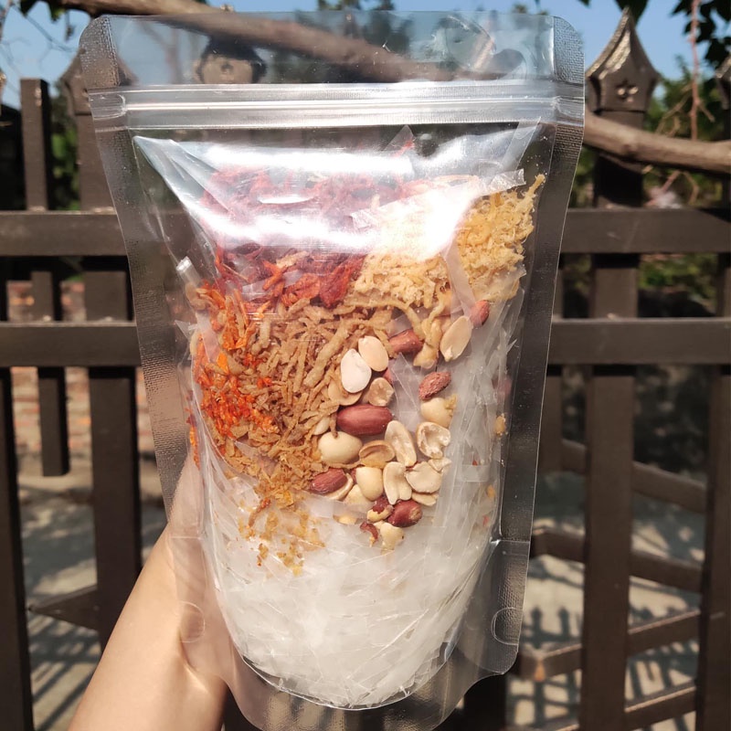 Bánh tráng trộn thập cẩm nhiều topping, bánh tráng tự trộn kèm quất Ăn vặt nhà Cốm