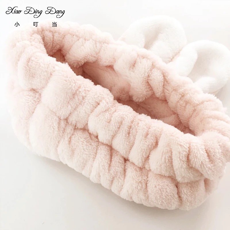 Băng Đô Phối Tai Thỏ Dễ Thương