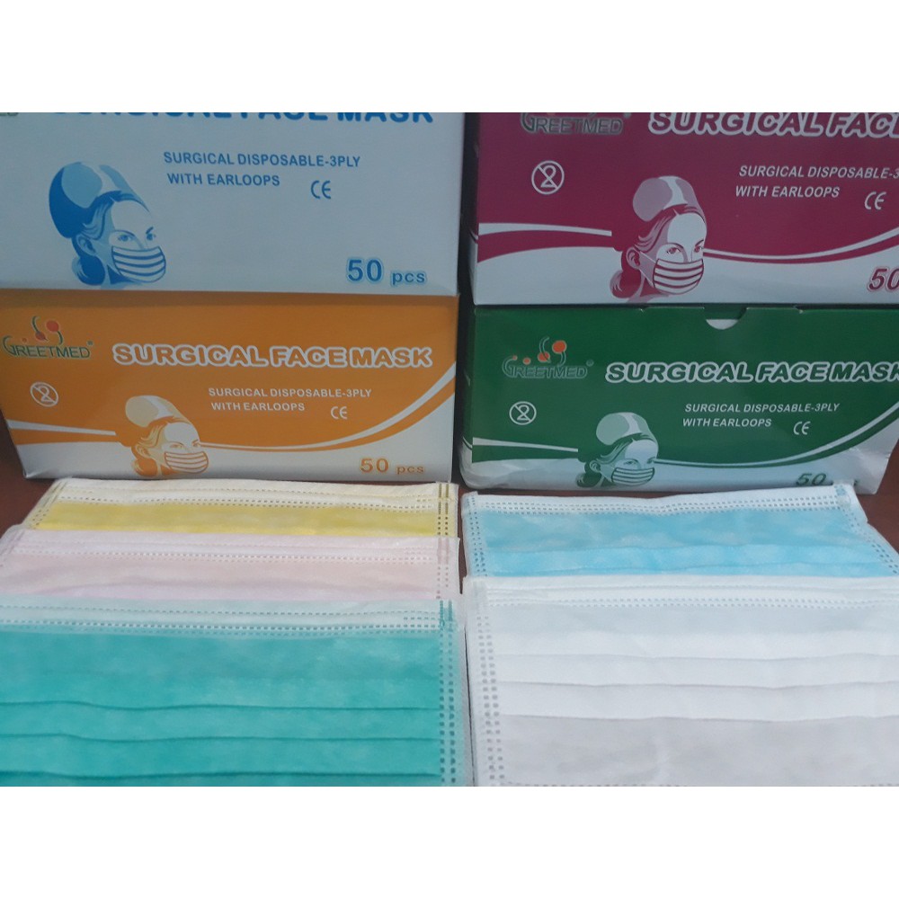KHẨU TRANG Y TẾ 5 MÀU
