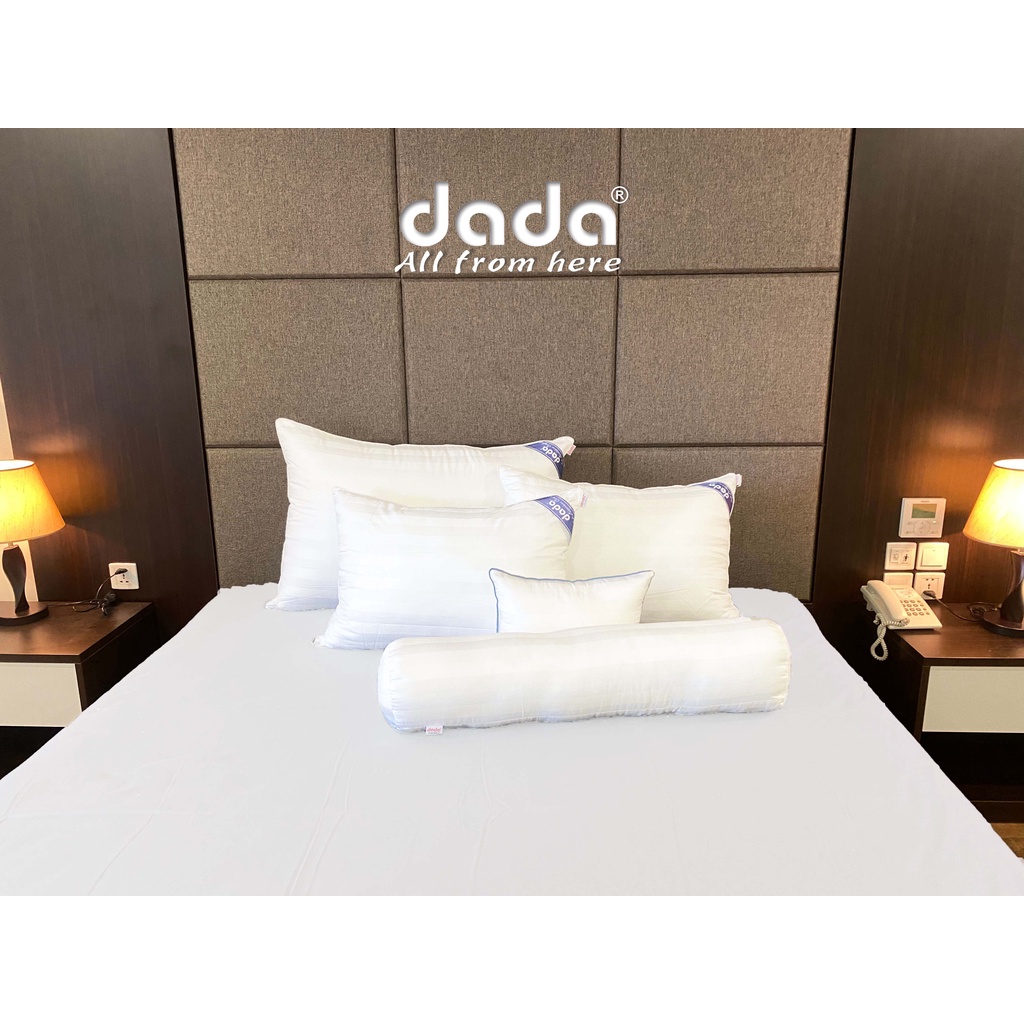Combo 2 Ruột Gối Nằm và 1 Ruột Gối Ôm Khách Sạn 5 Sao DADA -  Êm Mềm Dày Dặn Kháng Khuẩn Thoáng Khí