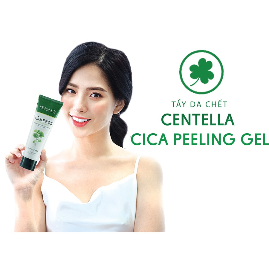 [ HÀNG CHÍNH HÃNG] Combo 2 Tuýp Tẩy Da Chết Thảo Dược Trắng Da, Xóa Thâm Xạm Rau Má Beauskin Cica Hàn quốc (150ml/ Tuýp)