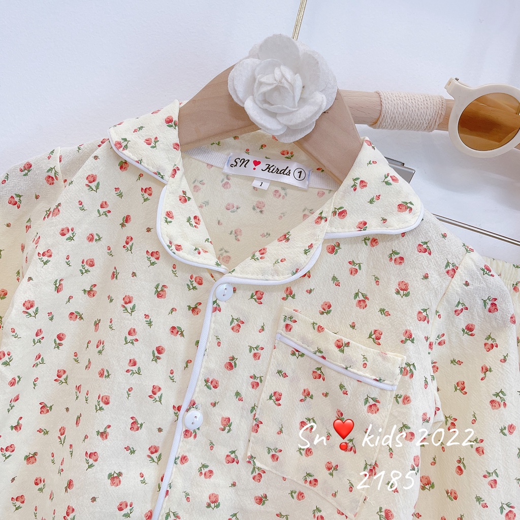 Pijama dài tay cho bé, set pijama đũi xốp cara nhiều hình cho bé trai, bé gái