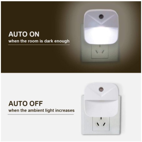 [HCM] - Đèn ngủ cảm biến tự động tắt mở theo môi trường ánh sáng xung quanh siêu tiết kiệm điện