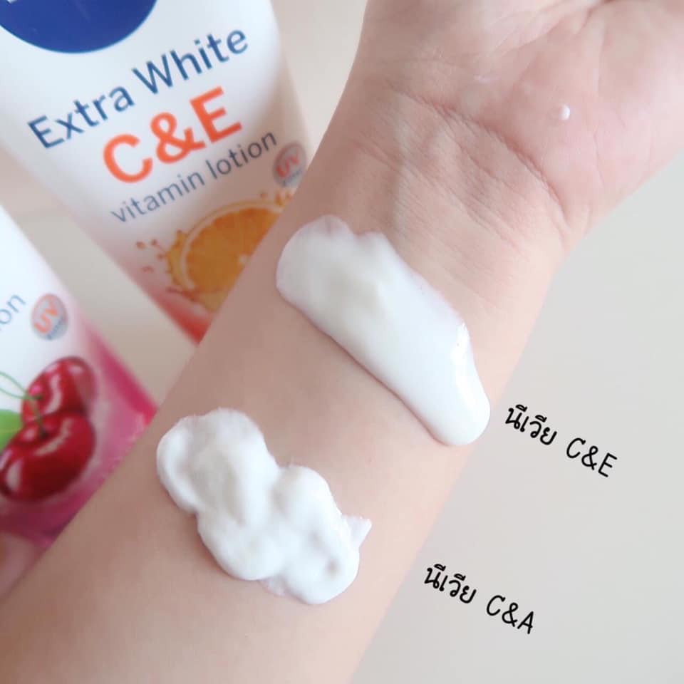 Dưỡng thể trắng da chống nắng Nivea Extra White Vitamin C&A C&E 320ml Thái Lan